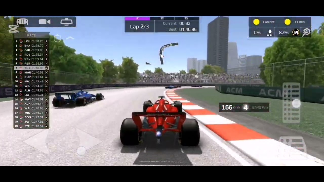 Losing my first race in FX Racer 