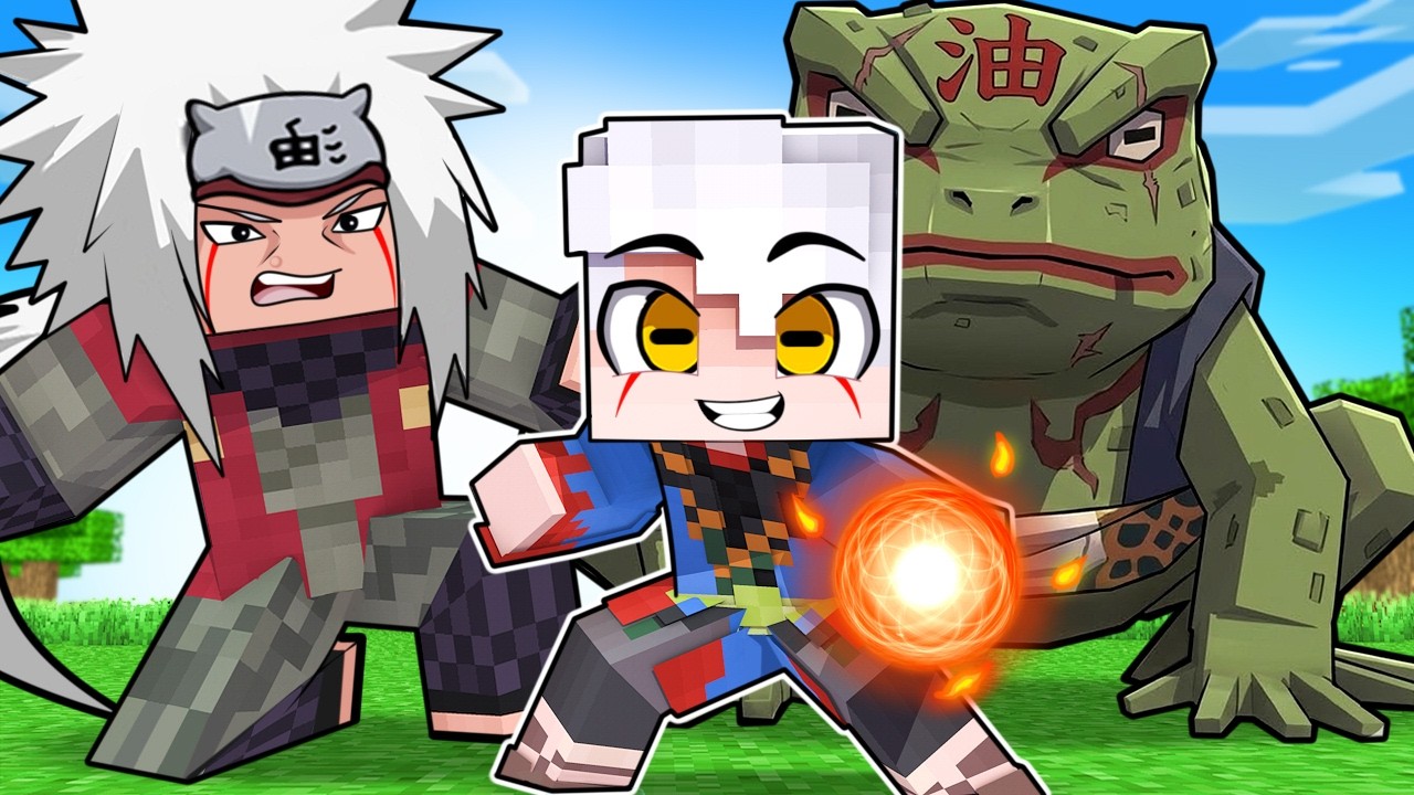 O FILHO do JIRAIYA no NARUTO Minecraft !