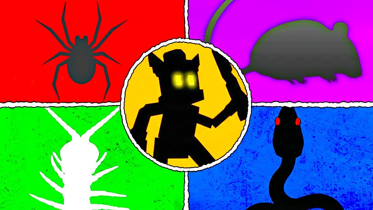 Spider + Kitty + Rat + Snakey + Centipede | Full Walkthrough (Killer & Survivor)