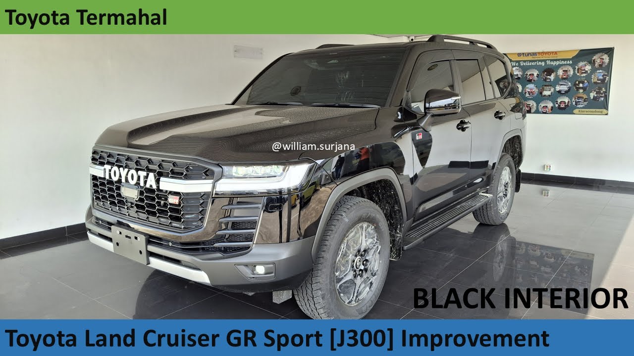 Toyota Land Cruiser GR Sport Black Interior [J300] Improvement review  -Indonesia
