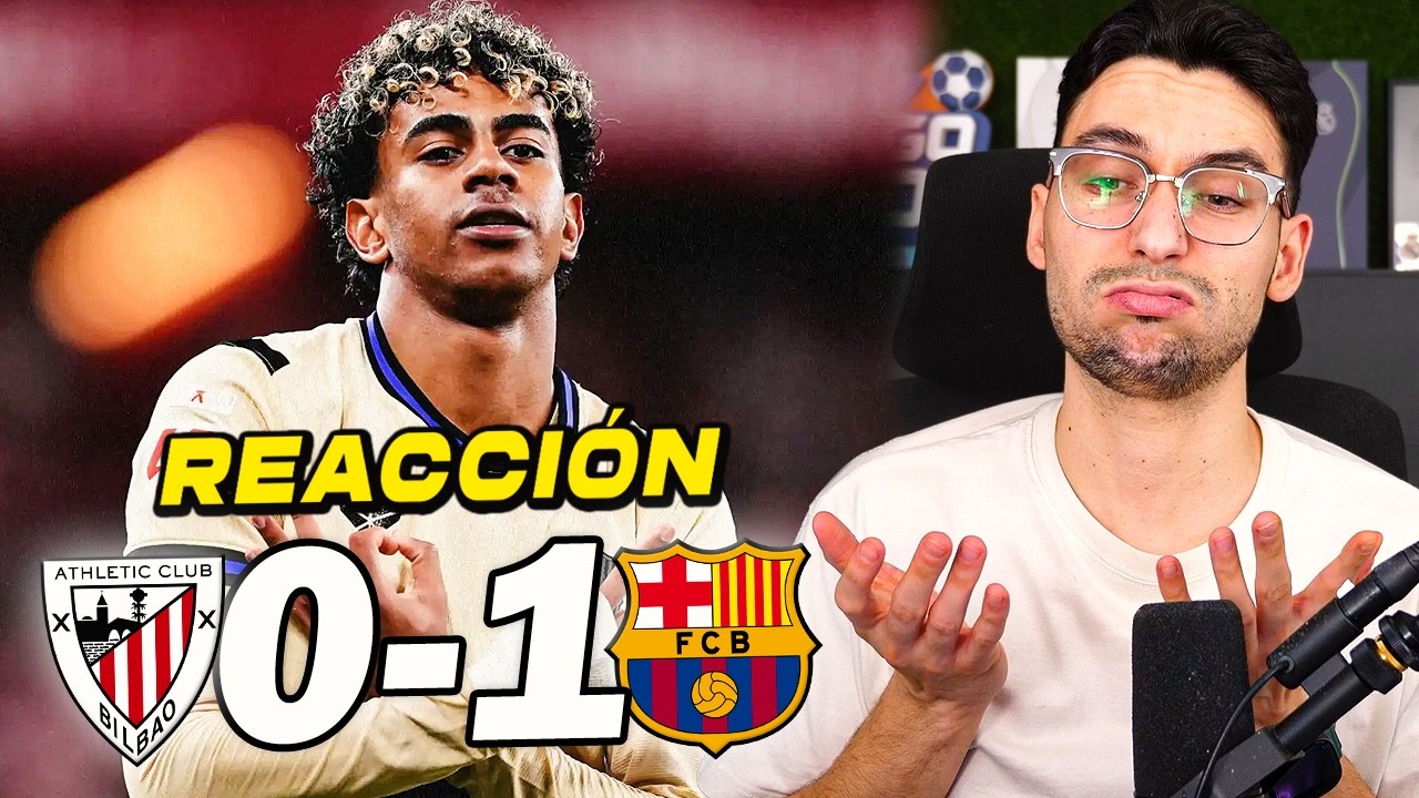REACCIONANDO al Athletic Club vs Barcelona 0-1 *GOLAZO de LAMINE YAMAL* | ByDiegoX10