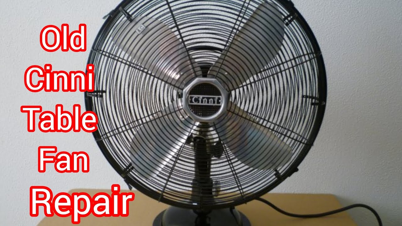 Old Cinni Table Fan Repairing Video