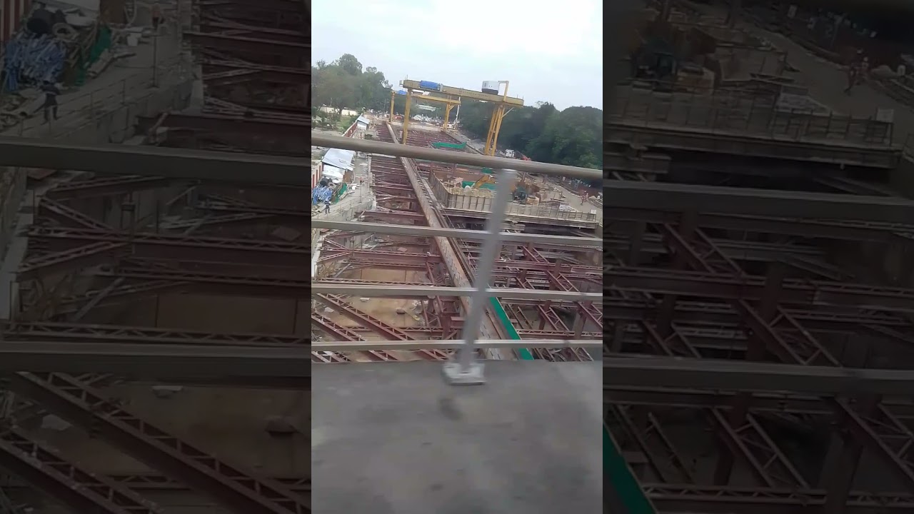 Namma Metro Construction/ Pink Line/ MG road underground station