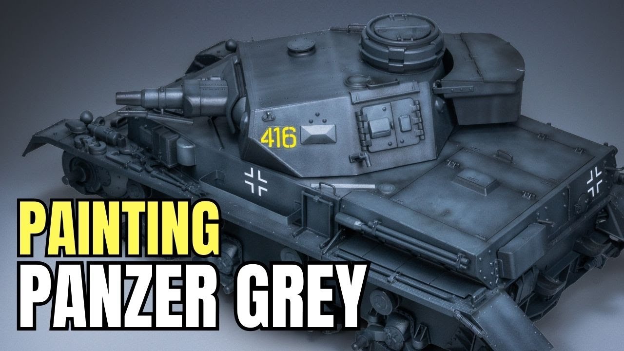 Аэрография Panzer Grey: пошаговое руководство по рисованию. Тамия 1/35