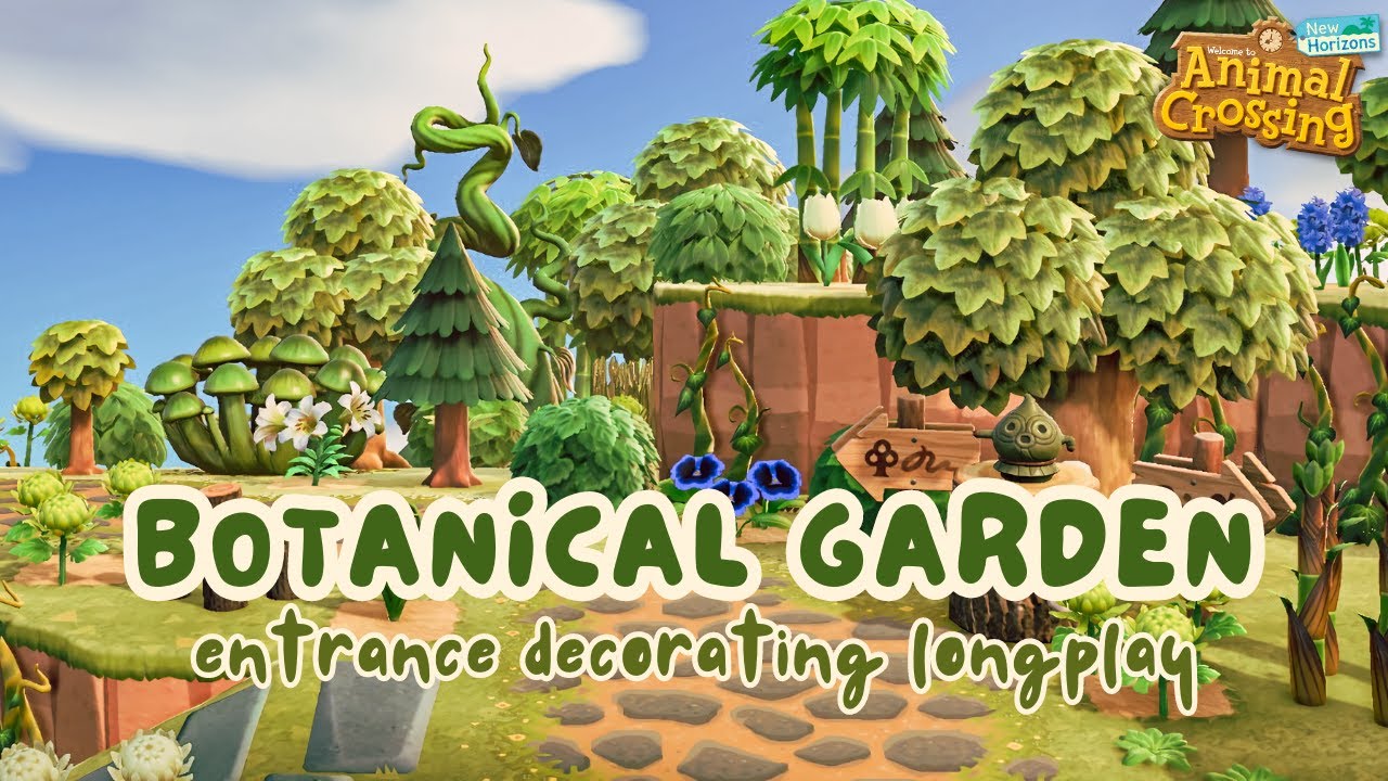 Animal Crossing Longplay 🌳 Botanical Garden Entrance (No Commentary)