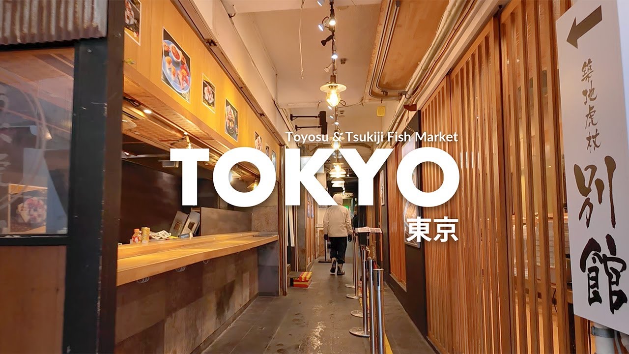 Exploring Tokyo: Tuna Auction at Toyosu & Tsukiji Fish Market｜Japan street Food