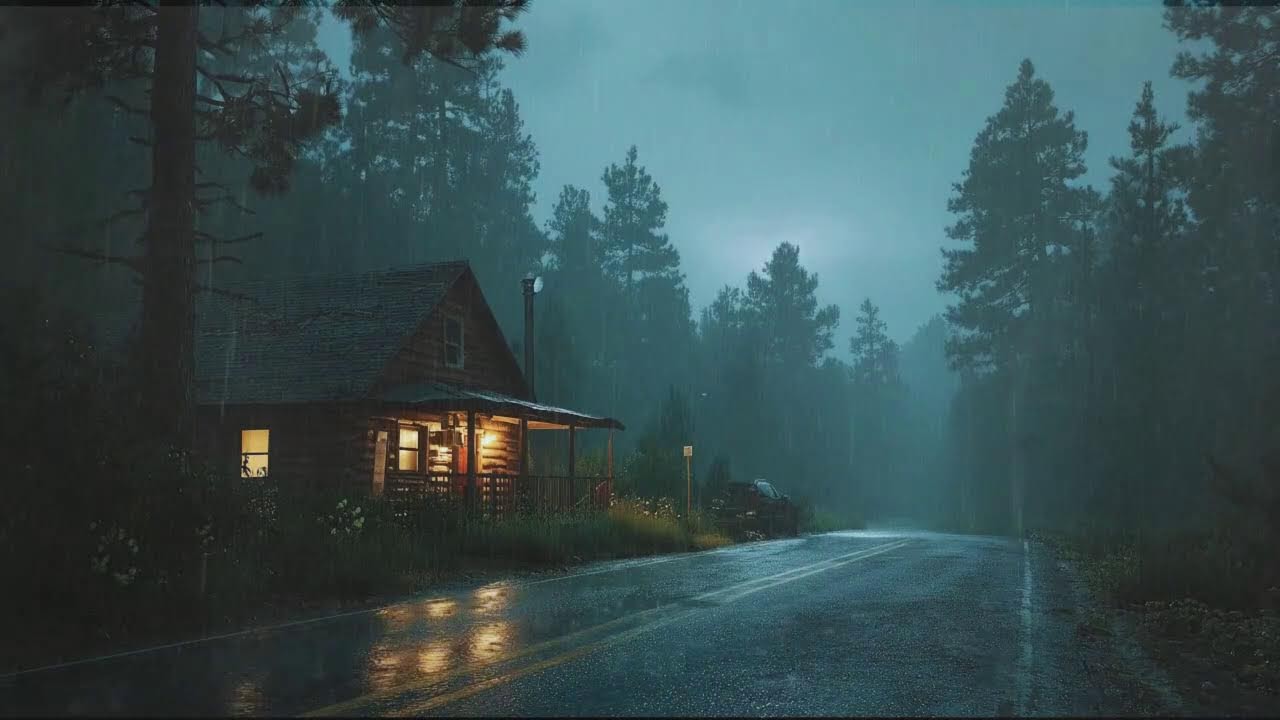 Gentle Rain and Thunder for Sleep - Relax Your Mind Instantly | Study & Focus Background