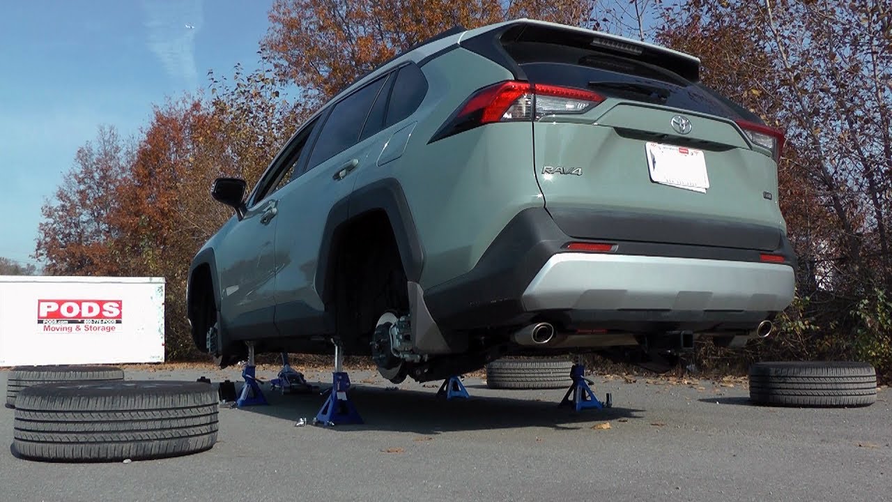 Toyota RAV4 (2019-2025): How To Jack Up And Do Tire Rotation In The Toyota RAV4?