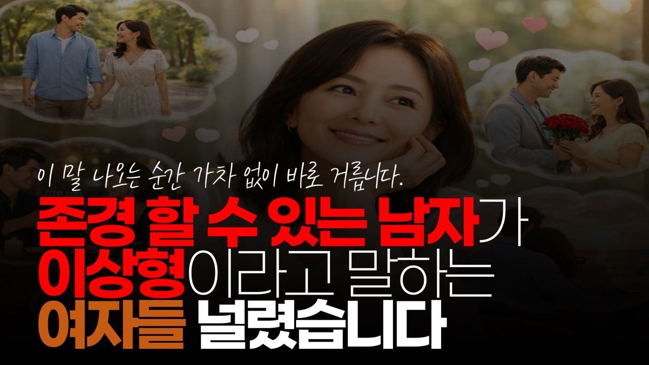 (※시청자댓글) 실제로 존경 할 수 있는 남자가 이상형이라고 말하고 다니는 것들 널렸습니다. 이 말 나오는 순간 가차 없이 바로 거릅니다. #결혼시장 #아빠같은남자 #결혼현실