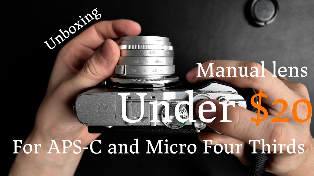 Manual lens for APS-C and Micro Four Thirds under $20 ｜Risespray mini 35mm F1.6 CCTV lens