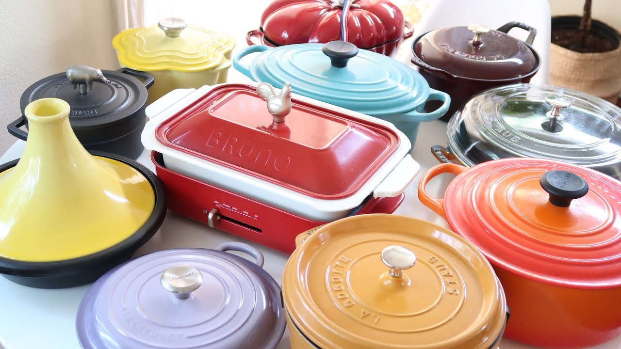 没事就做饭Vlog.77 - 锅碗瓢盆|我家的锅具分享Le Creuset|Staub|Bruno你喜欢谁?|好吃的提拉米苏|番茄沙拉|蒜香培根意面|青酱意面|枫糖黄油开放三明治|成功的拉花|秋天你好