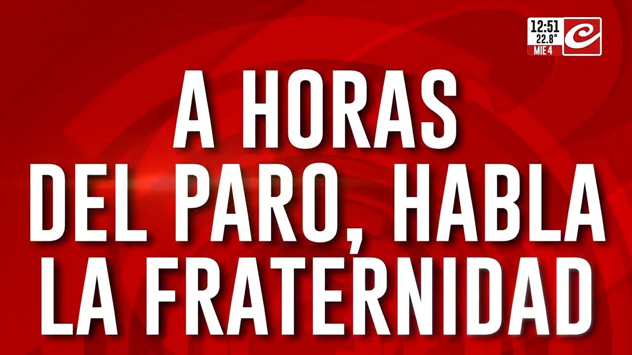 A horas del paro de trenes, habla Omar Maturano