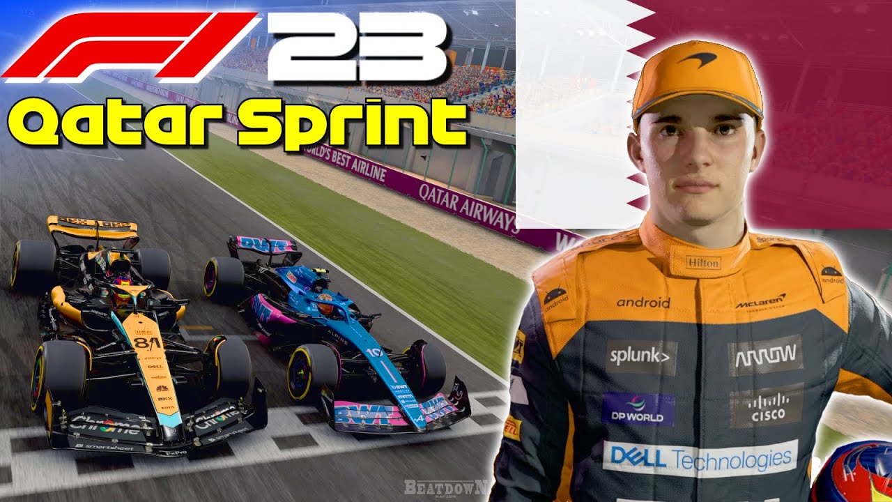 F1 23 - Qatar Sprint Race w/ Piastri | #QatarGP 🇶🇦