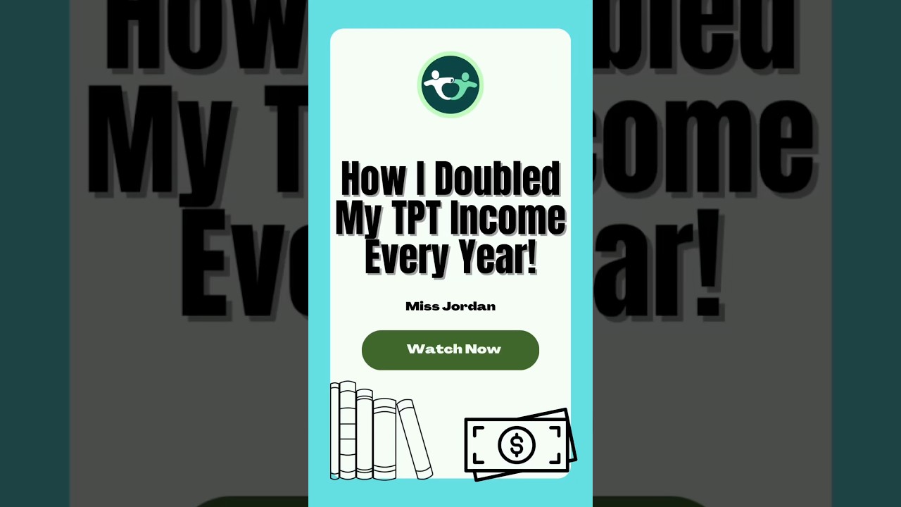 Want to know how I doubled my TPT income every year? Here&rsquo;s my secret formula! #tptseller