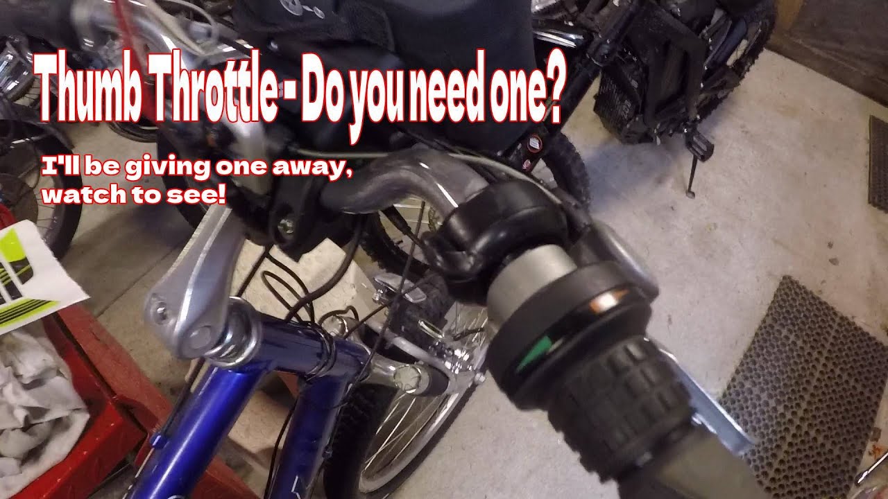 Swytch Bike Thumb Throttle demo plus settings menu power level explanation