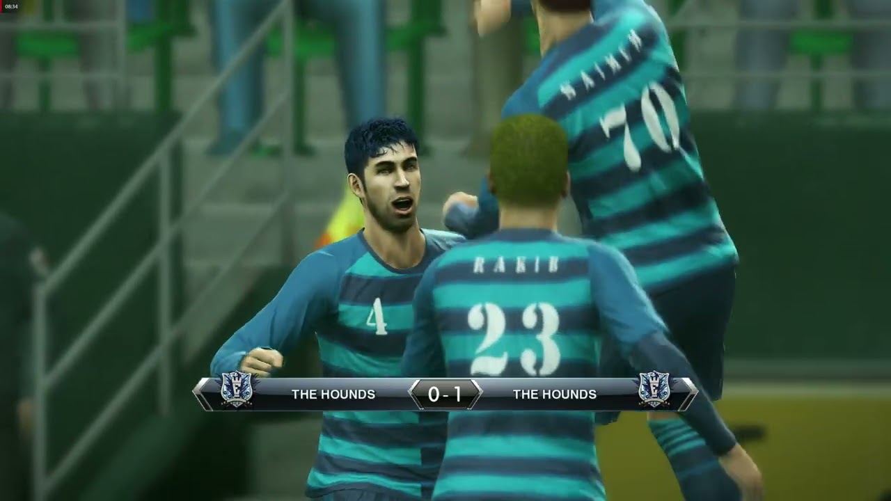 PES 2013 // THE HOUNDS (Home) vs THE HOUNDS (Away) // Friendly Match // Lunatic96076 // Match 2