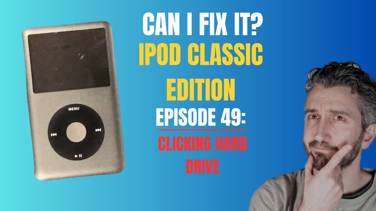 Можно ли это починить? Ремонт iPod Classic: Эпизод 49 - Щелчки жесткого диска