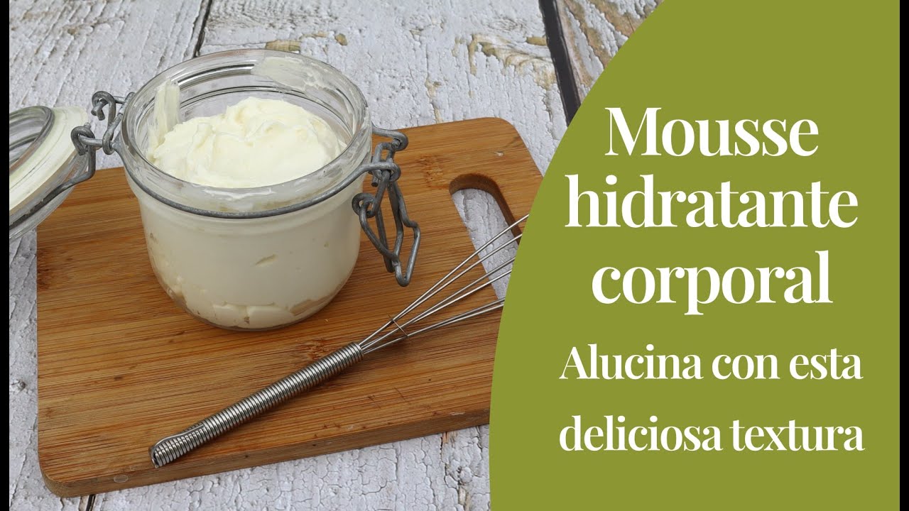 Paso a paso de esta deliciosa mousse corporal para alimentar tu piel