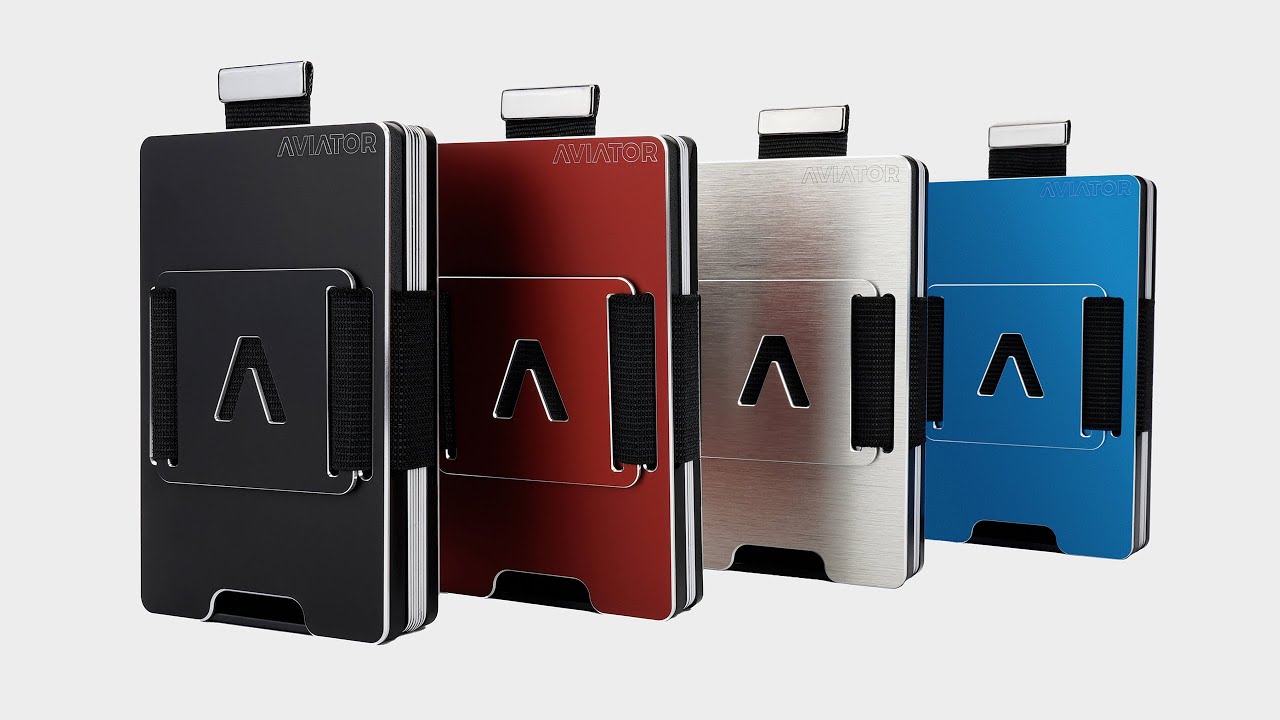 First use of the metal cash clip in your AVIATOR Slim Wallet