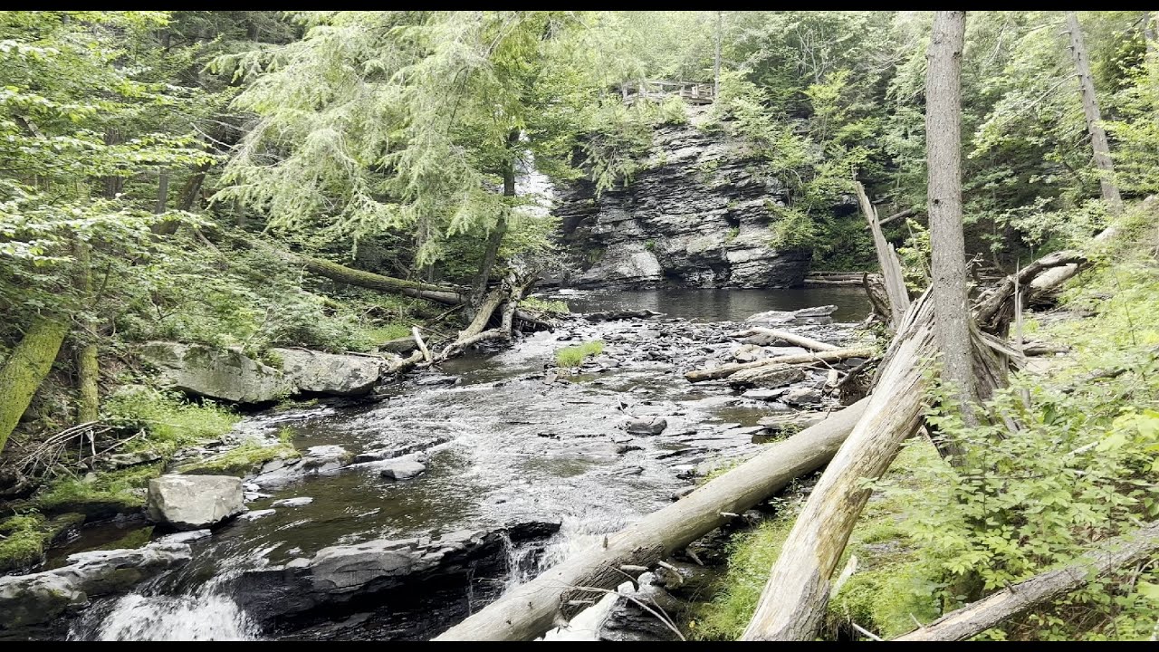Most Handicapped Accessible Trail / Waterfall I've Ever Seen (Childs Park In Northeastern PA)
