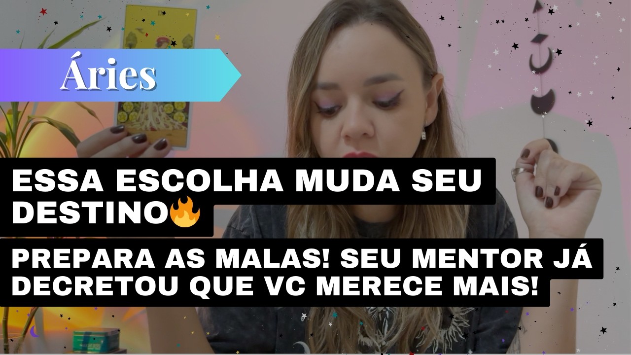 ÁRIES✨MARÇO✨ESSA ESCOLHA MUDA SEU DESTINO🔥PREPARA AS MALAS SEU MENTOR JÁ DECRETOU QUE VC MERECE MAIS