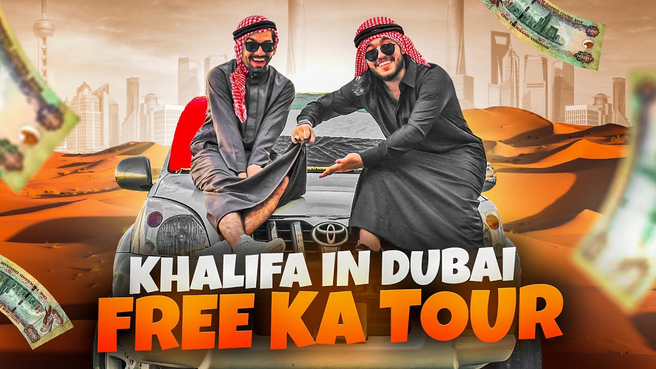 47 khalifa in Dubai 🇦🇪 | Free Ka Tour By @Raja Jee 😍 | Dubai Vlog #1