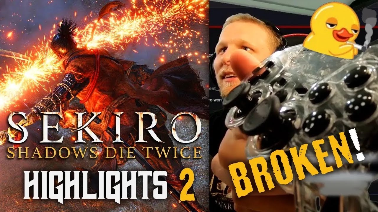 Quin69 - LEGENDARY SEKIRO RAGE!! (Smashing Controller) | CLASSIC | Rage Highlights | SEKIRO PART 2