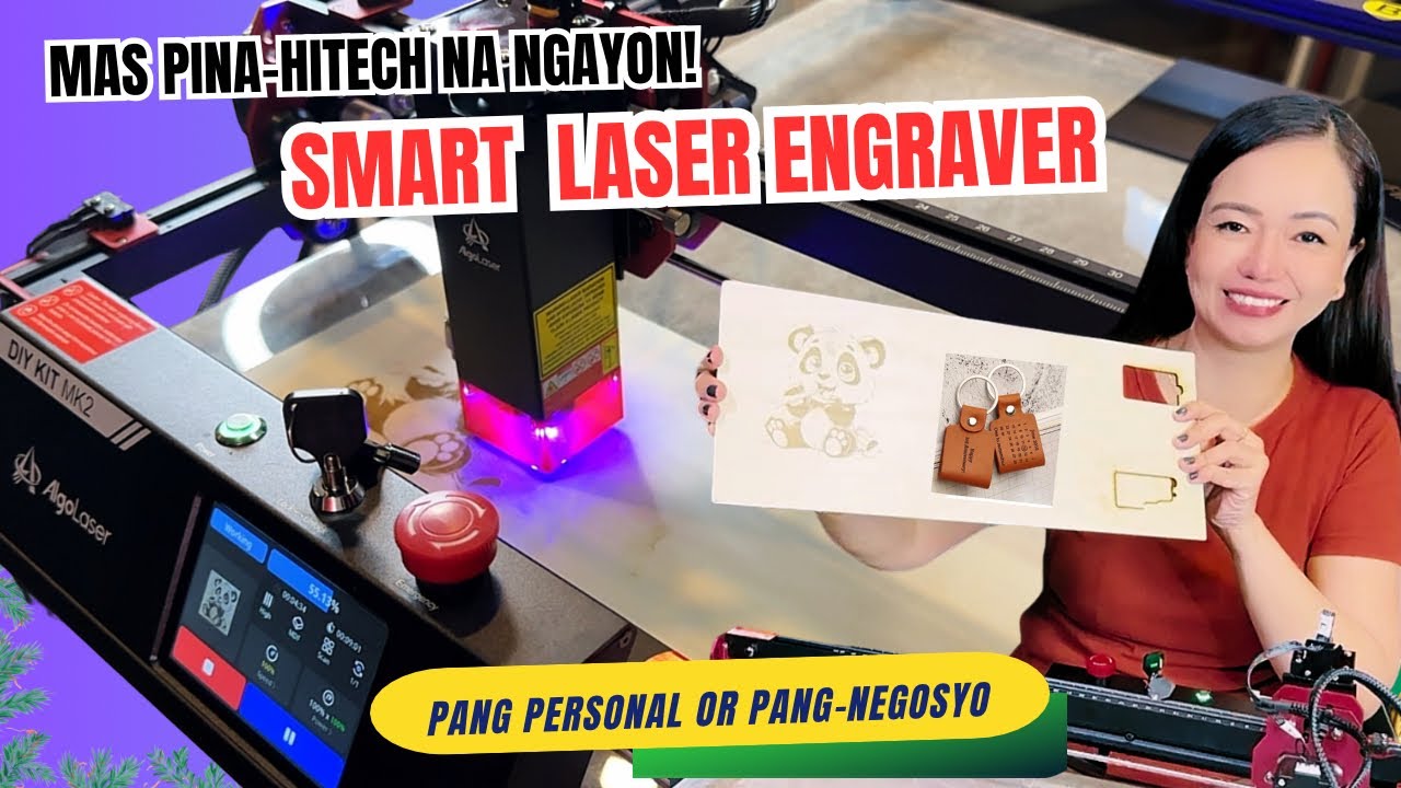 LIMITLESS ENGRAVING, pwede kahit saan!/ For PERSONAL or BUSINESS USE, Murang SMART LASER ENGRAVER