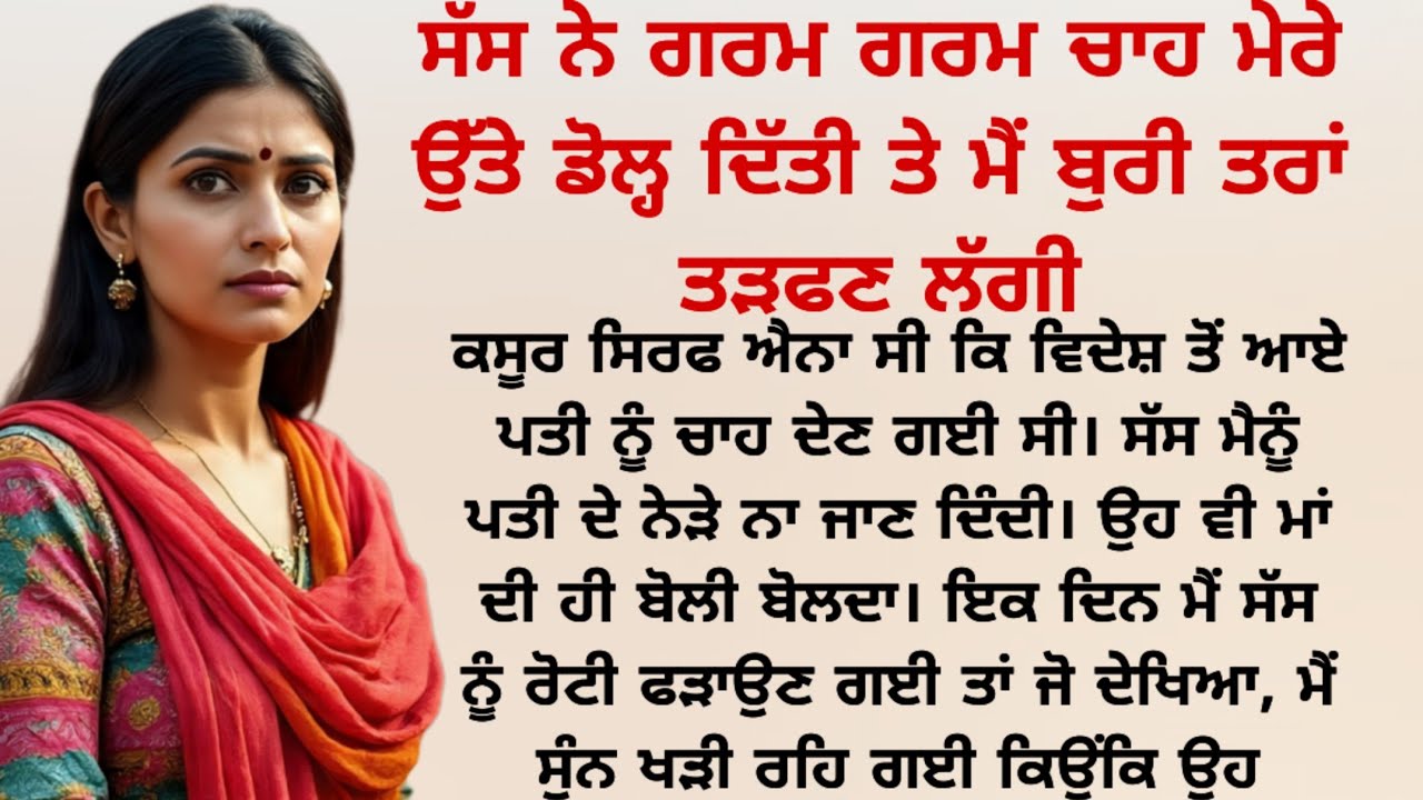 ਸੱਸ ਦੇ ਜੁਲਮ/Bedtime Stories/Family Story/Moral Punjabi story/New Punjabi Kahaniyan  #punjabistory