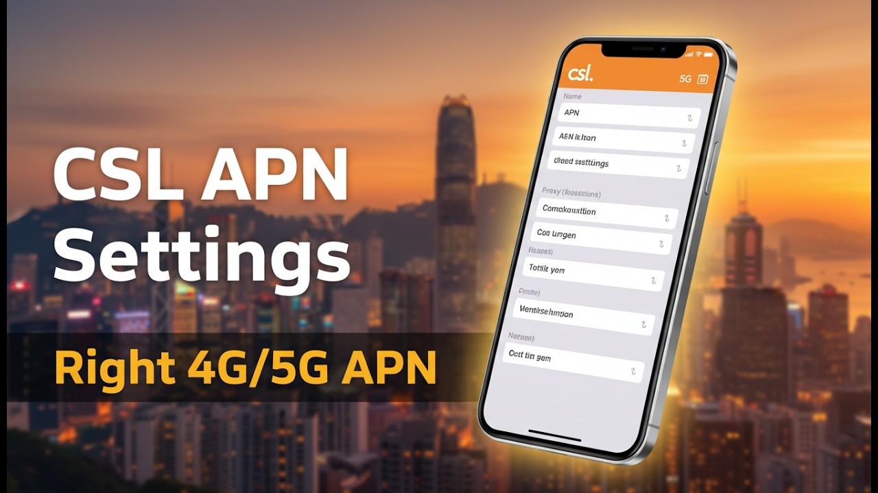 Настройки APN CSL 4G/5G в Гонконге 🌐 | Решение проблем с отсутствием интернета и низкой скоростью