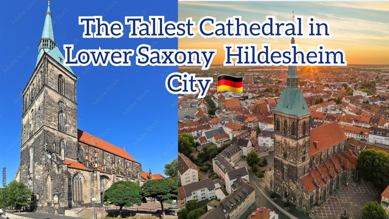 The Tallest Cathedral in Lower Saxony | Hildesheim City 🇩🇪 St. Andreas-Kirchturm
