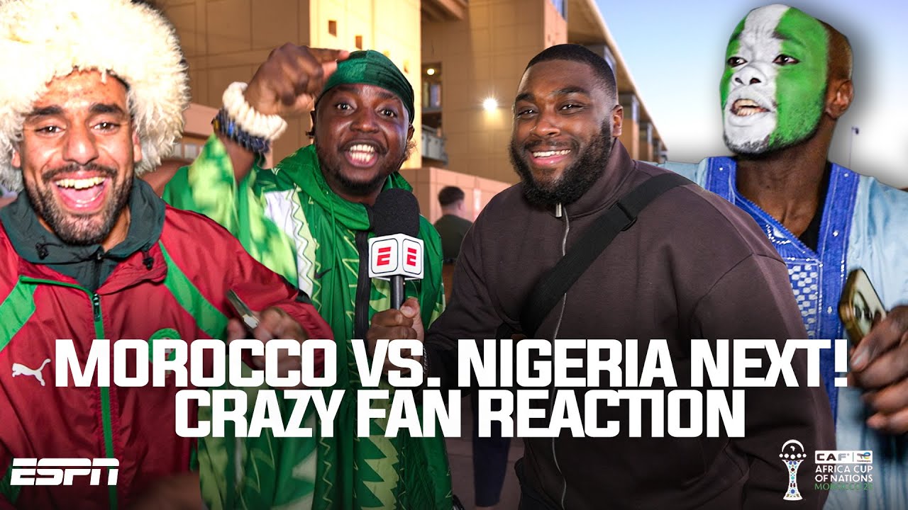 &lsquo;MOROCWHO?!&rsquo; Nigeria fans and Morocco fans go at it! 🇲🇦😤🇳🇬REACTION | AFCON 2025