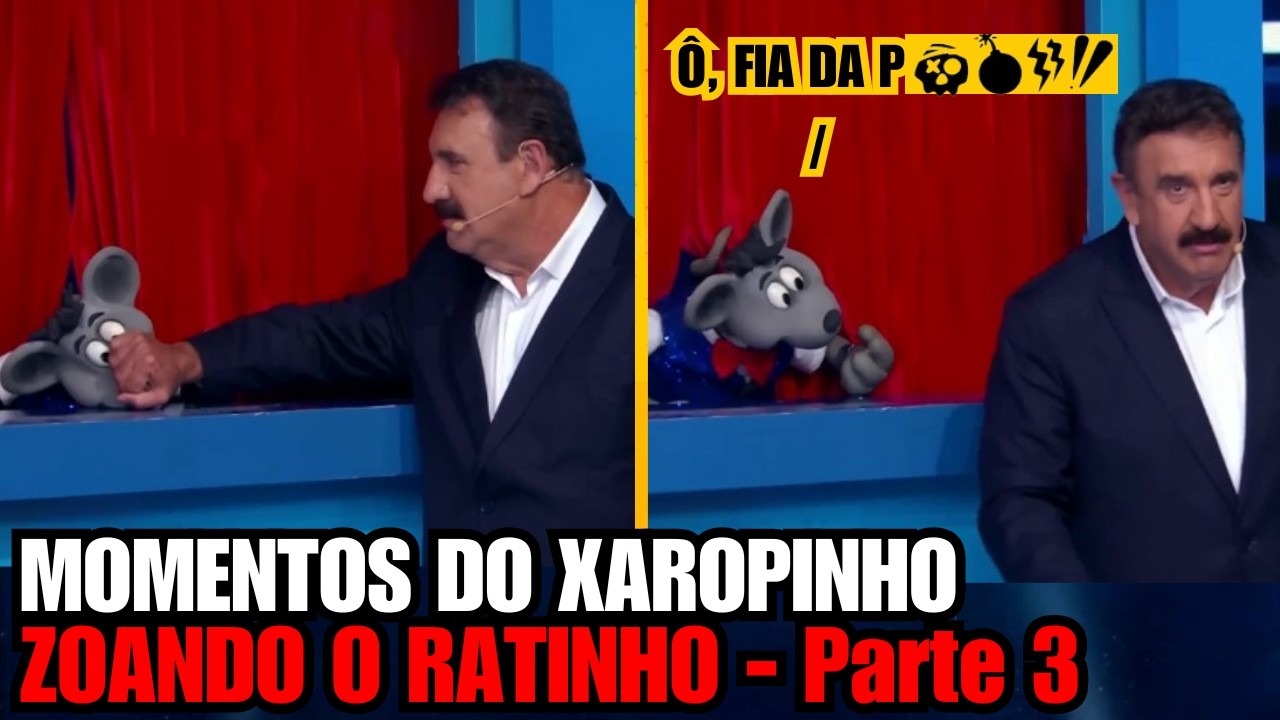 Os MELHORES MOMENTOS do Xaropinho tirando SARRO do Ratinho – Parte 3