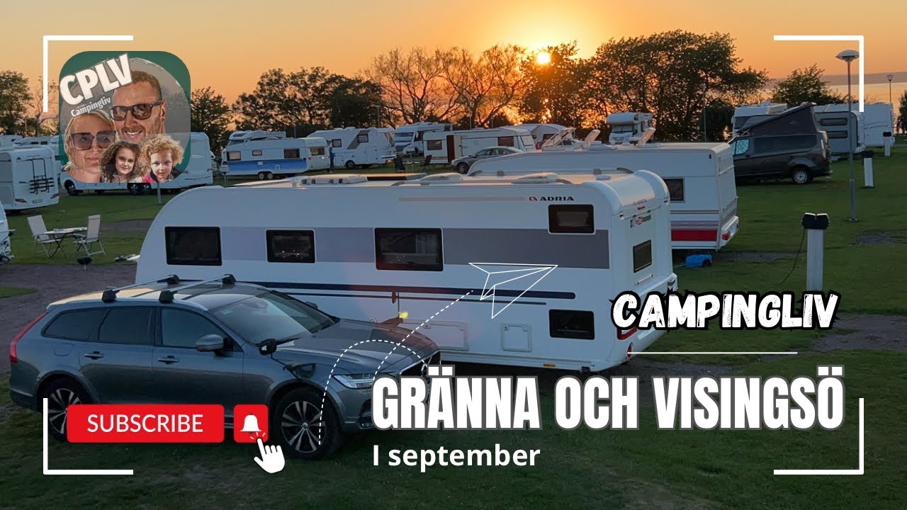 Campingliv drar till Gränna och Visingsö i september.