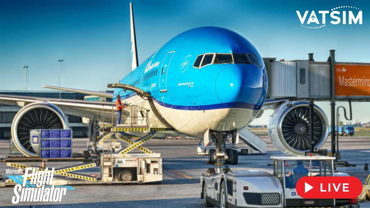 LIVESTREAM:  Nairobi - Amsterdam Full Flight | KLM B777 | MSFS 2024