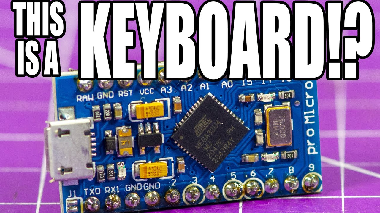 Как превратить Arduino в USB-клавиатуру или мышь! | ATMega32U4