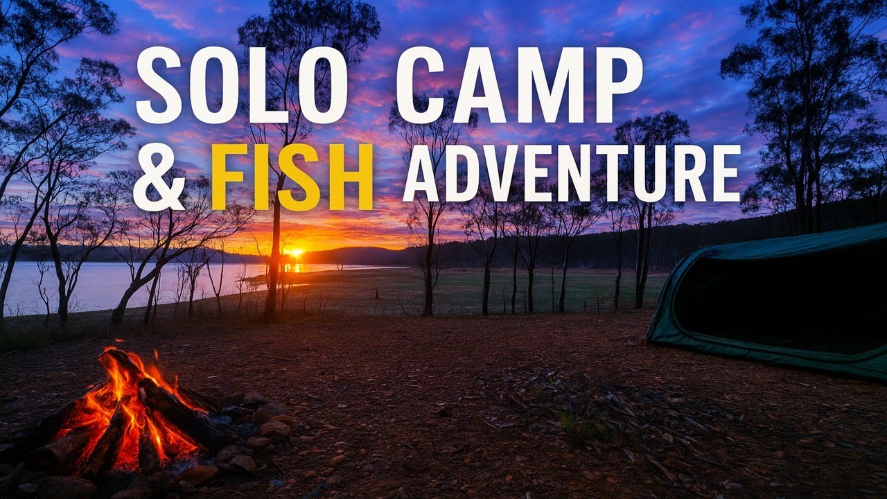 Solo Camping, Fishing & Cooking Adventure | Exploring Hidden Spots Around Lake Eildon Delatite River