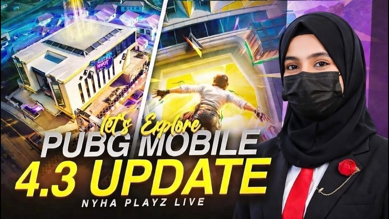 4.3 UPDATE | PUBG MOBILE LIVE | CUSTOM ROOMS | NYHAPLAYZ #pubgmobile #pubgm #pubglive #uc #live