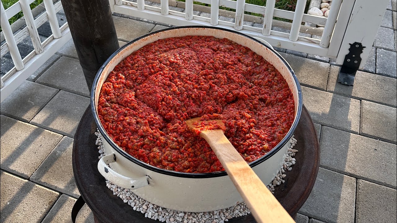 DOMA&Scaron;EN Makedonski Ajvar 👌😍😍😍