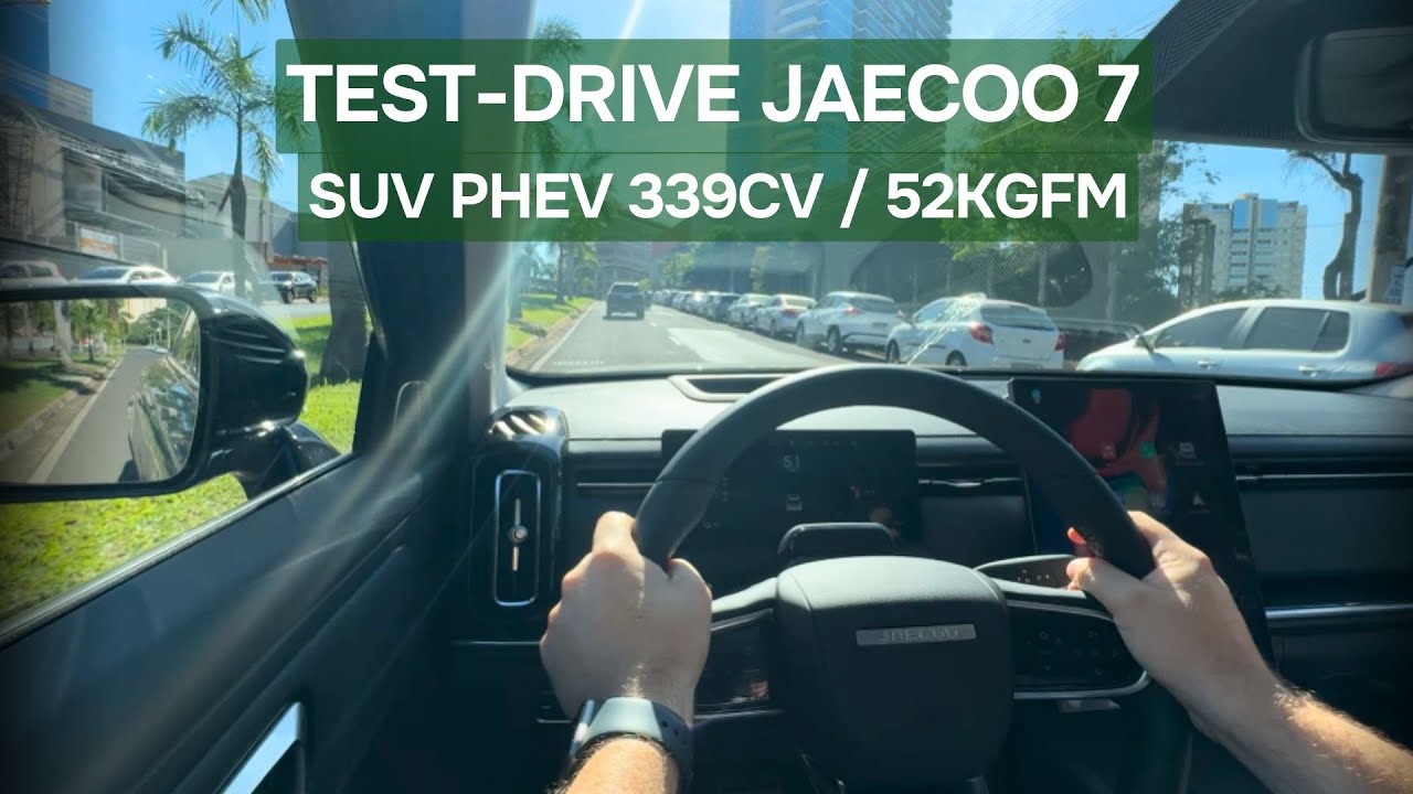 Jaecoo 7 Test-Drive e Primeiras Impressões do Novo SUV PHEV de 339cv com Autonomia Ev de 70km e CCS2