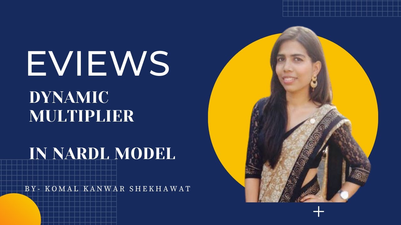 Dynamic Multiplier in NARDL  Model (Part 3/5) || NARDL in EViews || EViews Tutorials