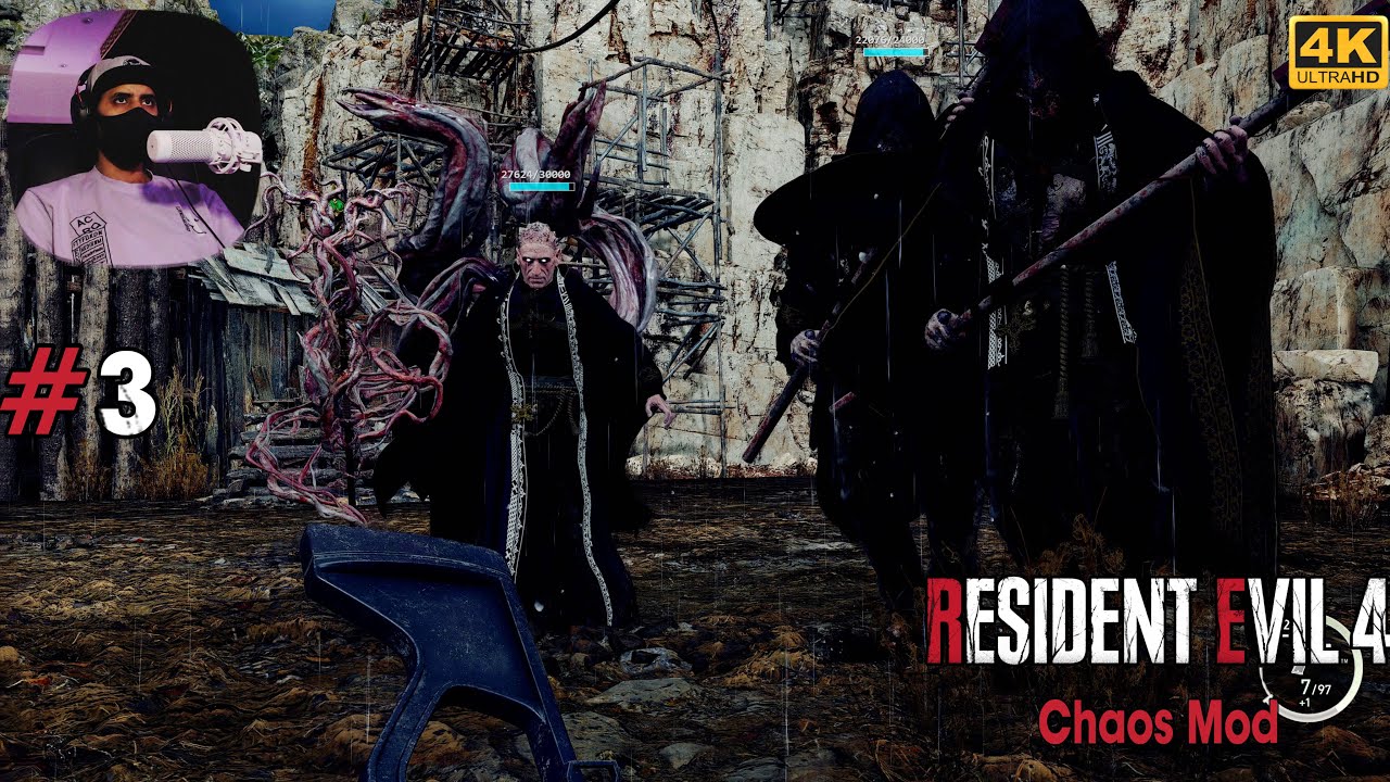 تختيم رزدنت ايفل ٤ ريميك (مود الفوضى )| Resident Evil 4 Remake (Chaos Mod ) #3