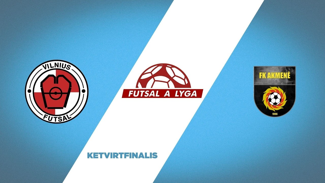 Futsal A lyga, remiama TOPsport | 1/4 | „Vilnius futsal“ – „Akmenės kraštas“ | Apžvalga