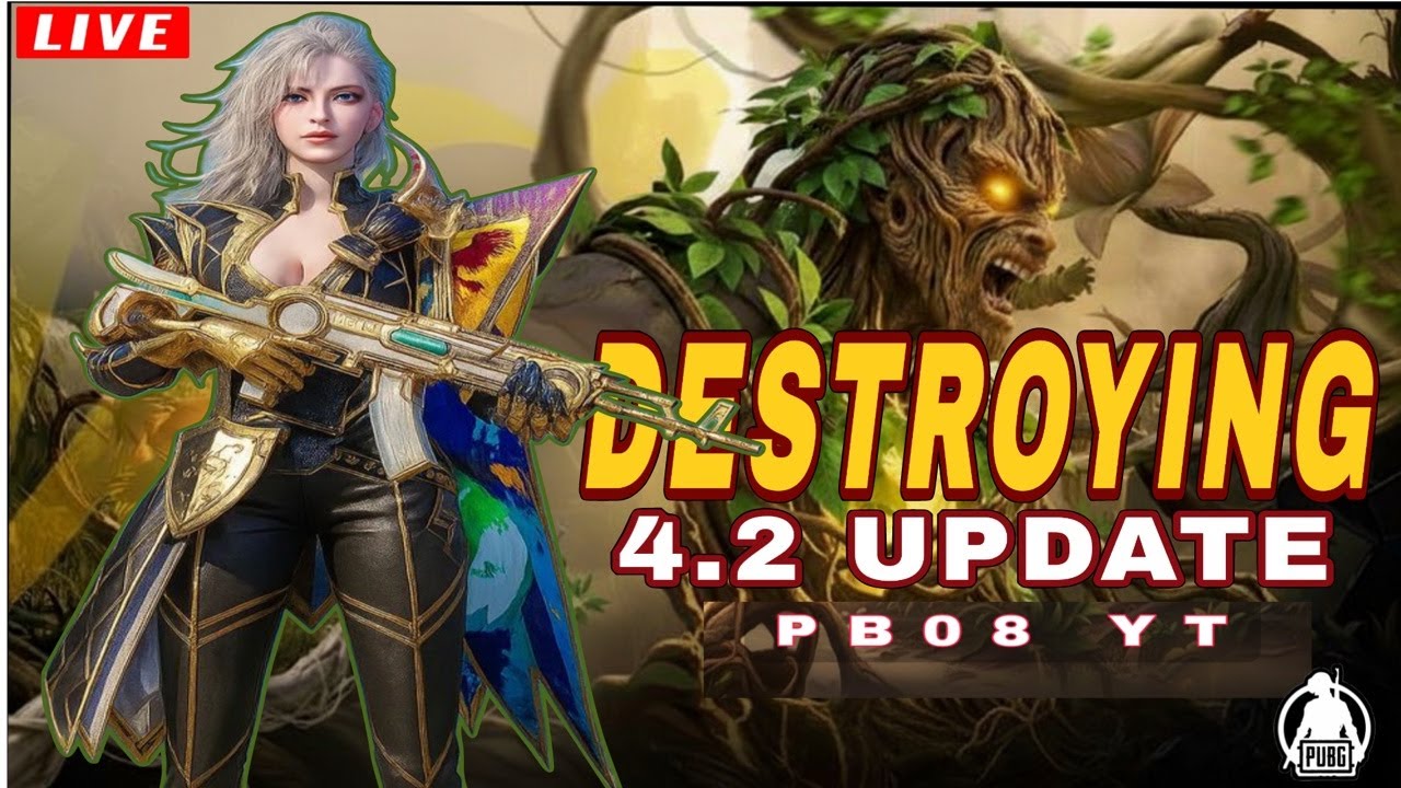 ⚡ DESTROYING 4.2 UPDATE! 😤 World Record Gameplay? | PB08YT | PUBG Mobile Live