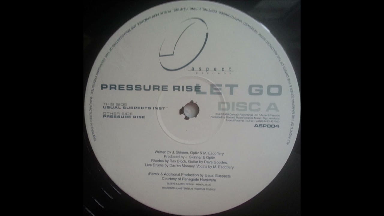 Pressure Rise - Let Go (Usual Suspects Instrumental Mix)