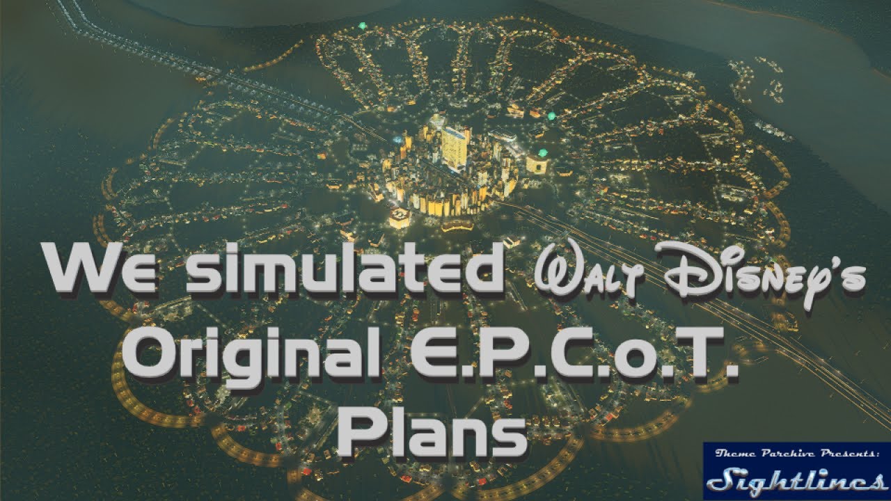 What if Disney built the original Epcot plans?