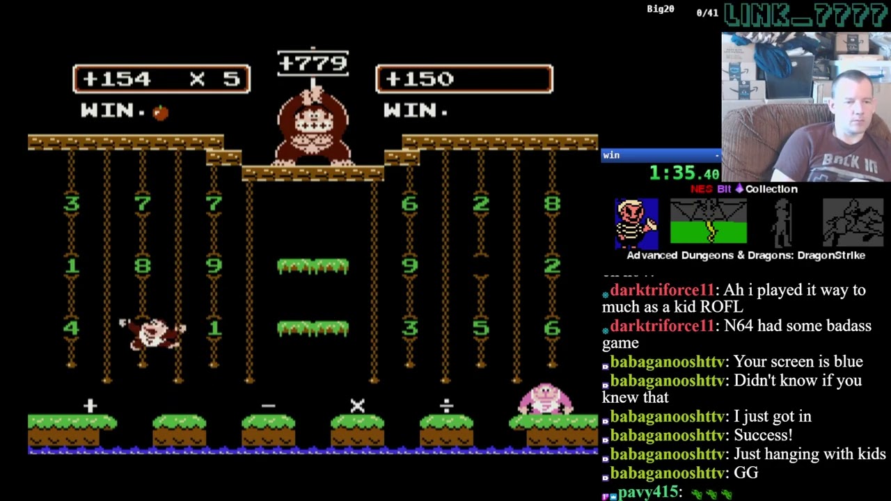 NES Donkey Kong Jr. Math 