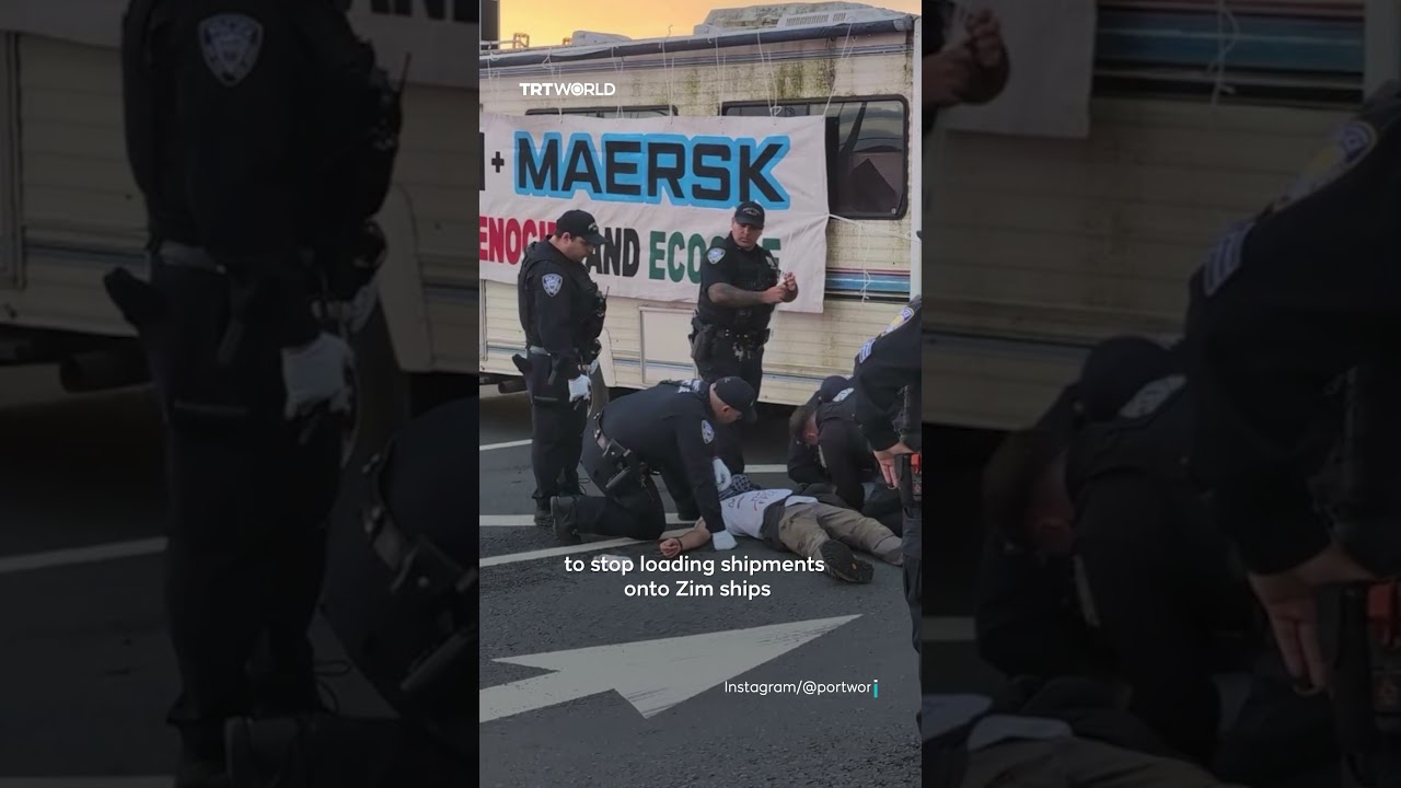 10 американских активистов арестованы во время блокировки поставок оружия в Израиль