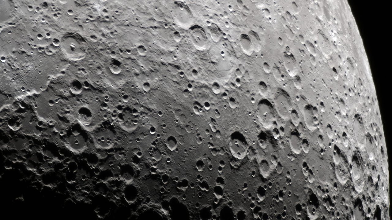 Ao vivo - Lua com Super Zoom, Saturno e Estrelas com Telesc&oacute;pio