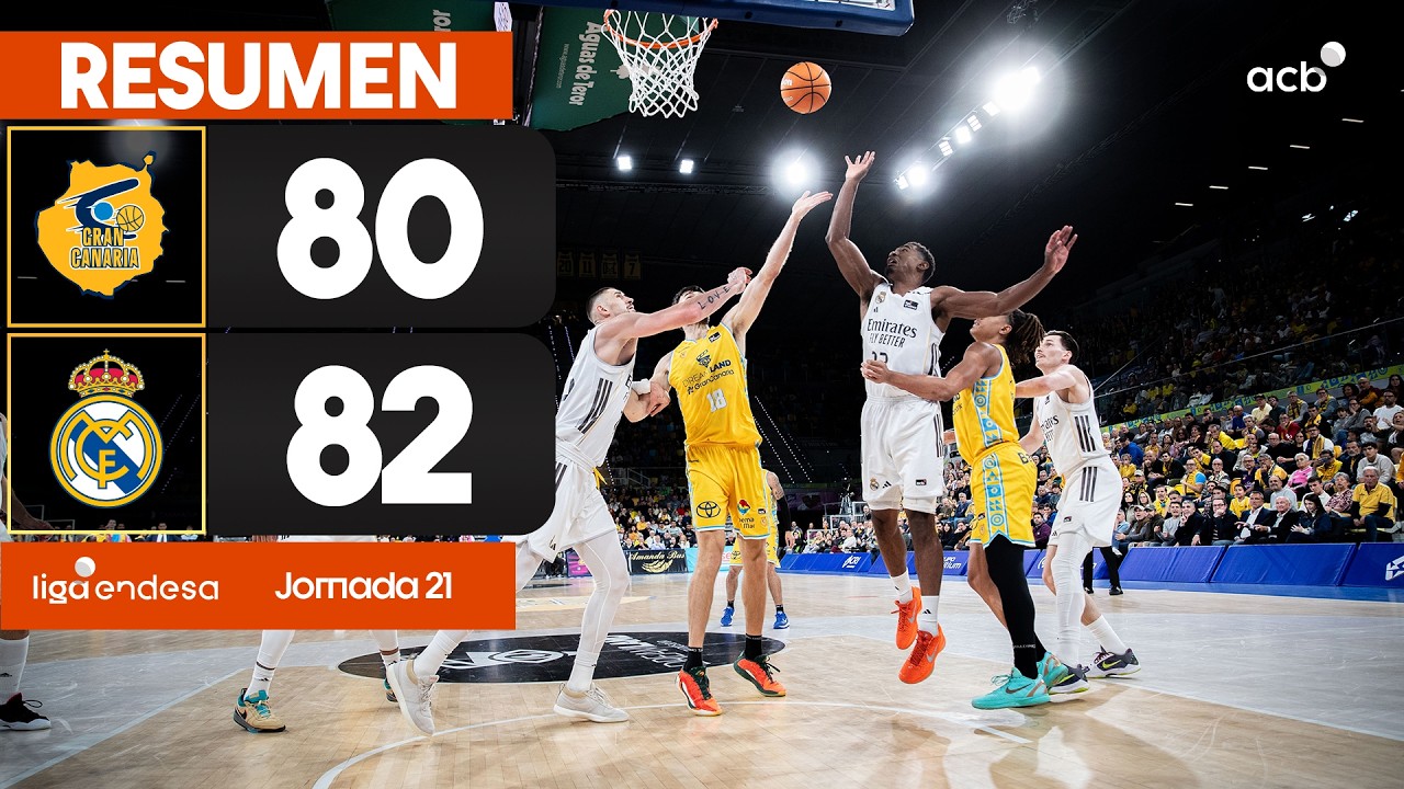 Dreamland Gran Canaria - Real Madrid (80-82) RESUMEN | Liga Endesa 2025-26